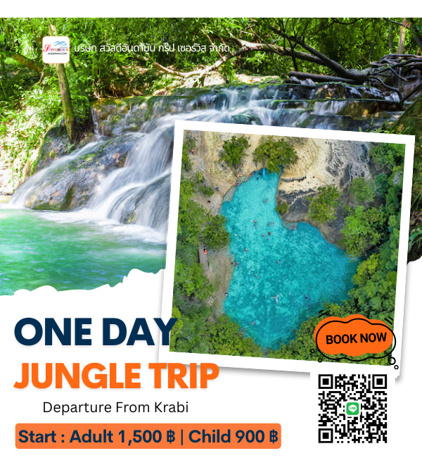 เที่ยวสระมรกต เที่ยวน้ำตกร้อน สถานที่เที่ยวกระบี่ ทัวร์สระมรกต ทัวร์น้ำตกร้อน พาเที่ยวกระบี่ เที่ยวกระบี่บนบก