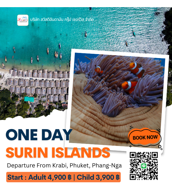 Surin Islands เที่ยวหมู่เกาะสุรินทร์ ทัวร์เกาะสุรินทร์พังงา โปรแกรมท่องเที่ยวพังงารายวัน ทัวร์พังงา