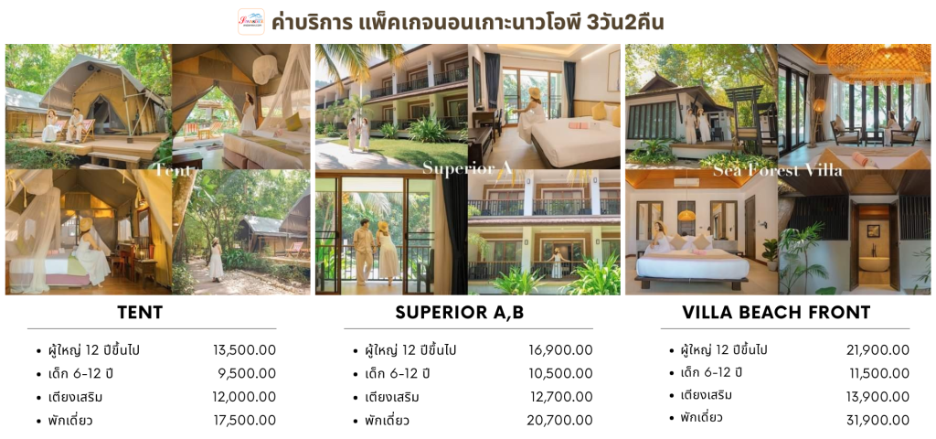 นอนเกาะนาวโอพี ทะเลพม่า 3วัน2คืน เที่ยวเกาะนาวโอพี แพ็คเกจนอนเกาะพม่า