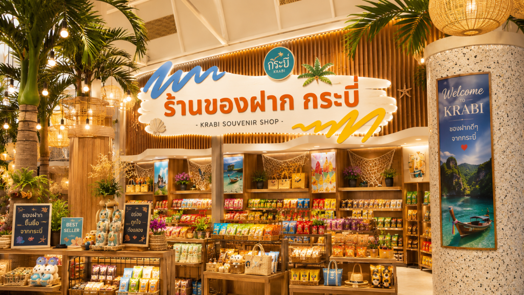 ทัวร์กระบี่ เที่ยวกระบี่ ร้านขายของฝากกระบี่